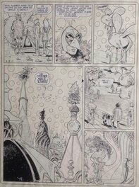 Robert Gigi - Gigi Planche Originale 21 Agar 1 Jouets Maléfiques + Couleur , Planche Signée - Comic Strip