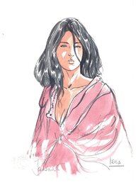 Philippe Jarbinet - Leila - Illustration originale