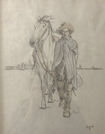 André Juillard - Plume au vent - Illustration originale