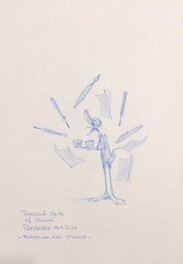 Florian Satzinger - Donald Duck Present state of mind. - Original art