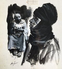 René Follet - Charles de Foucauld - Original Illustration