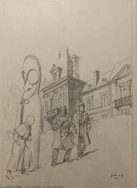André Juillard - Blacke et Mortimer - Original Illustration