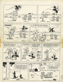 Raymont Macherot - Planche finale Sybilline "ça c'est du gâteau" - Comic Strip