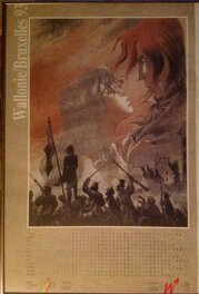 Le Calendrier Affiche Géante de 1992 au Format 60 par 80 Cm pour Le Centre Wallonie-Bruxelles - Paris pour L'Année 1993 . Le Calendrier Affiche Géante de 1992 au Format 60 par 80 Cm pour Le Centre Wallonie-Bruxelles - Paris pour L'Année 1993 .