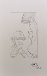Emmanuel Cassier - L'héritage du chaos - case crayonnée - Original art