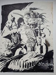 Simon Bisley - Bisley  -Melting Pot - Original Illustration