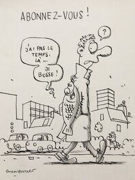 Luc Cromheecke - Poisson d’avril - Original Illustration