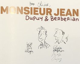 Dédicace de Dupuy-Berberian pour Monsieur Jean