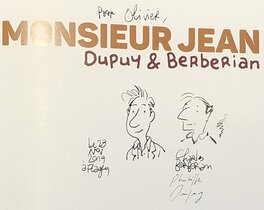 Dédicace de Dupuy-Berberian pour Monsieur Jean