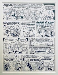 Greg - Achille Talon - T.15 - "Le quadrumane optimiste" - triptyque planches 33-35 - Planche originale