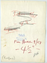 Verso du dessin Verso du dessin