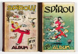 Reliures du beau Journal de SPIROU n° 19 et n° 20. Reliures du beau Journal de SPIROU n° 19 et n° 20.