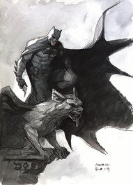 Enrico Marini - Batman Gothic - Illustration originale
