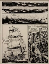 Franck Bonnet - Pirates de Barataria - Planche originale