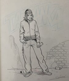 Gaël Séjourné - Tatanka - Original Illustration