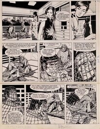 William Vance - Bob Morane - L'oeil du Samouraï - Planche originale