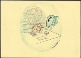 Muchid - At the office - Original Illustration