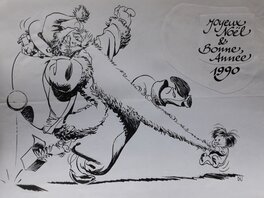 Al Severin - Père Noël - Original Illustration