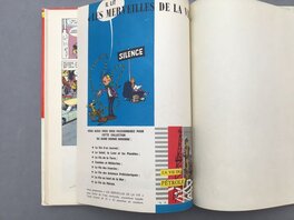 Publicité de Franquin pour la collection "Merveilles de la Vie" (album "Le Gorille a bonne mine", 1959).