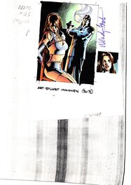 Wendy Fouts - Avengelyne Series 2 #123 : Captive (color guide) - Color guide