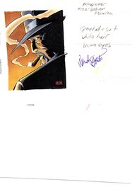Wendy Fouts - Avengelyne Series 2 #132 : Graham Fallwell (color guide) - Color guide