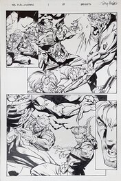 Ed Benes - Wildstorm Halloween '97 #1 P8 - Planche originale