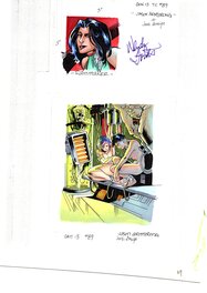 Wendy Fouts - Gen13 #89 : Lab Rats (color guide) - Original art