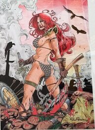 Pow Rodrix - Red Sonja - Original Illustration