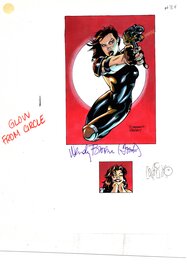 Wendy Fouts - Wildstorm Set II #30 : Miko - Defcon 4 (color guide) - Original art