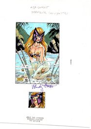 Wendy Fouts - Wildstorm Swimsuit #89 : Traveller - Seashell Bikini (color guide) - Color guide