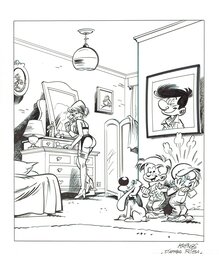 Jean-Marc Krings - Anniversaire de mariage - Original Illustration