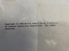 Tampon Authenticité Marvel Comics Group Tampon Authenticité Marvel Comics Group