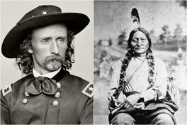 George Armstrong Custer (1839-1876) & Sitting Bull (1831-1890) George Armstrong Custer (1839-1876) & Sitting Bull (1831-1890)