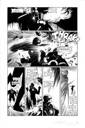 Mike Huddleston - Sarcophage - Planche originale