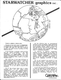 Catalogue Starwatcher Graphics Inc, mars 1986.