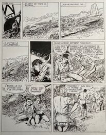 Gérald Forton - Bob Morane - La vallée infernale - Planche originale