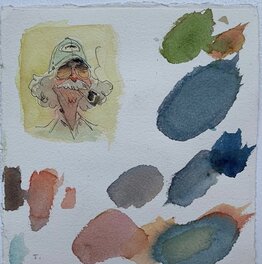 Verso du dessin. Verso du dessin.