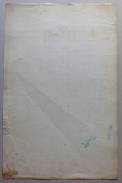 Le Dos de La Planche Originale au Format entier de 35 x 54 cm avec Tampon August 1949