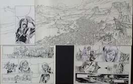 Lionel Marty - Le Reve de Jerusalem T.1 - double planche - Comic Strip