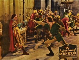 Errol Flynn et Basil Rathbone - Robin des Bois Errol Flynn et Basil Rathbone - Robin des Bois