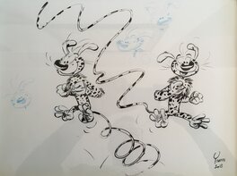 Yoann - Marsupilami - Original art