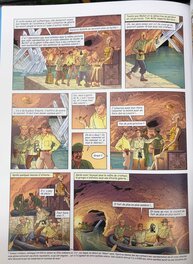 La planche publiée dans l'album