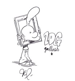Zep - Zep & Titeuf pour 2DG - Page d'inscription francophone - Original Illustration