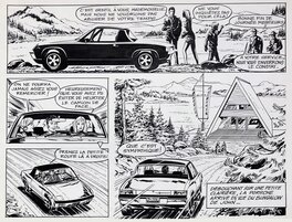 Christian Lippens - "plongeon pour une amitié" p07  • Porsche - Comic Strip