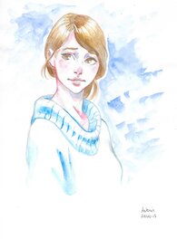 Antonin Gallo - Jeune femme - Illustration originale