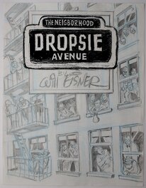Will Eisner - Dropsie avenue - cover - Original art