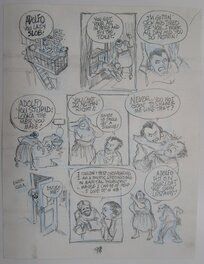 Will Eisner - Dropsie avenue - extra sketches - Original art