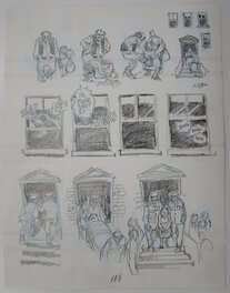 Will Eisner - Dropsie avenue - page 113 - Original art