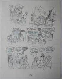 Will Eisner - Dropsie avenue - page 13 - Original art