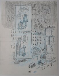 Will Eisner - Dropsie avenue - page 136 - Original art